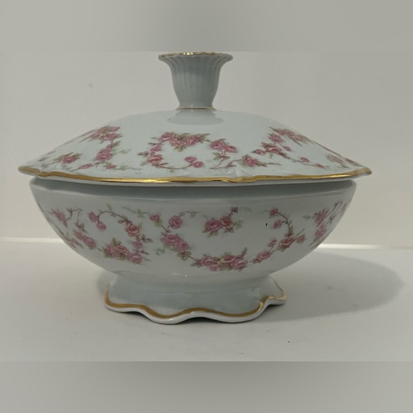 VTG Schumann Arzberg Germany Bridal Rose Golden Crown E&R 1886 - Picture 2 of 5